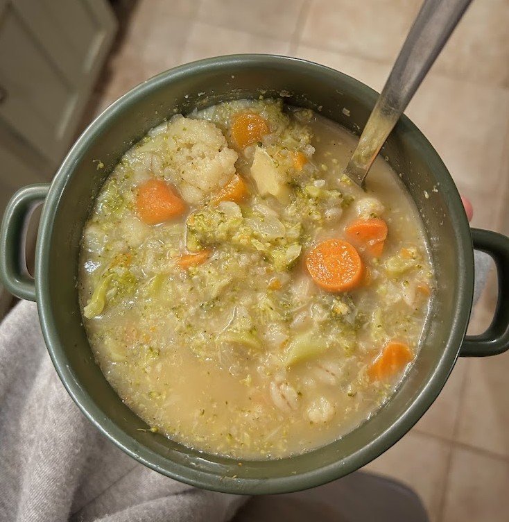 Broccoli “Cheddar” Soup
