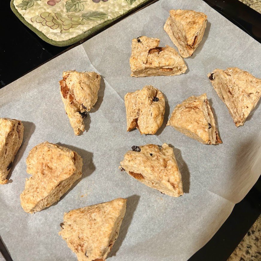 Cinnamon Raisin “Scones”